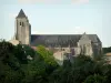 Koninklijke abdij van Celles-sur-Belle - Abdijkerk van de Notre Dame, de thuisbasis van de stad en het platteland