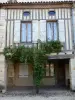Labastide-d'Armagnac - Maison à pans de bois du village médiéval