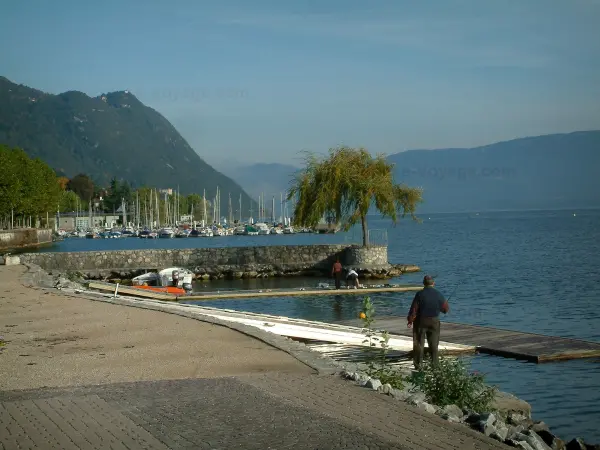 El lago de Le Bourget - Guía turismo, vacaciones y fines de semana en Saboya