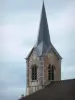 Lago Der-Chantecoq - Torre sineira da igreja de Champaubert