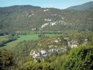 Landscapes of the Ain - Grasslands and forests of the Upper Jura Regional Nature Park (Jura mountain range) 