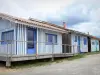 Landscapes of the Gironde - Arcachon bay: oyster huts in Audenge 