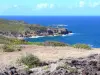 Landscapes of Martinique - Nature Reserve Caravelle peninsula - Regional Park of Martinique: walk along the coastal path