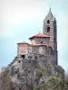 Landschaften der Haute-Loire - Kirche Saint-Michel d'Aiguilhe auf ihrem Vulkanfelsen