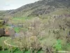 Landschaften der Haute-Loire - Panorama auf die grünen Schluchten des Allier