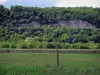 Landschaften des Quercy - Felder, Bäume und Felswände