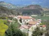 Landschappen van de Ardèche - Stenen huizen in een bosrijke omgeving