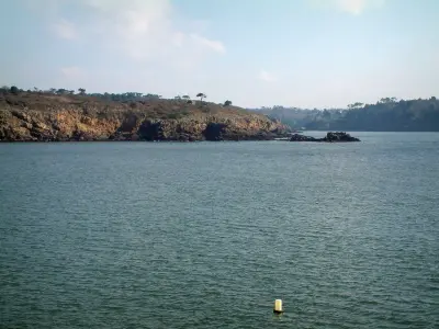 Landschappen van de kust van Bretagne