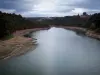 Landschappen van de Loire - Loire rivier omzoomd met bomen