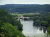 Landschappen van de Périgord - Samenvloeiing van de Dordogne en de Vezere, in Limeuil