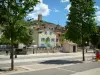 Landschappen van de Provence - Dorpsplein verfraaid met bomen