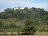 Landschappen van de Tarn-et-Garonne - Brassac kasteel met uitzicht op het groen