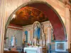 Lévignacq - Interior of the Saint-Martin church: side altar