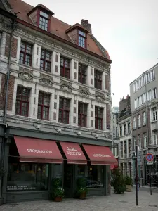 Lille - Huizen en winkel in Oude Lille (oude stad)
