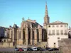 Limoux - Kirche Saint-Martin und Fassaden der Stadt