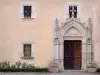 Loc-Dieu强化修道院 - Loc-Dieu的前Cistercian修道院：雕刻的门