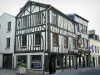 Louviers - Facades of half-timbered houses