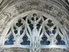 Louviers - Église Notre-Dame : tympan du portail sud