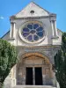 Luzarches - Façade de l'église Saint-Côme et Saint-Damien