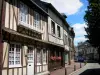 Lyons-la-Forêt - Street lined with half-timbered houses