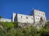 Mailly-le-Château - Mailly Castle hoog op de klif