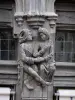 Reiseführer der Maine-et-Loire - Angers - Geschnitzte Holzfiguren des Hauses Adam