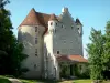 Manor of Courboyer - Logis abrigando a Casa do Parque Natural Regional de Perche (exposição sobre a história do Perche); na cidade de Nocé