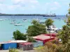 Le Marin - Vue sur la baie du Marin parsemée de bateaux