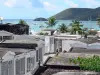 Le Marin - Vue sur la baie depuis le cimetière du Marin