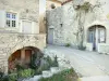 Marsanne - Ruelle du vieux village bordée de maisons traditionnelles