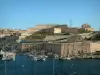 Marseille - Fort Saint-Nicolas se trouvant à l'entrée du Vieux-Port et dominant la mer méditerranée