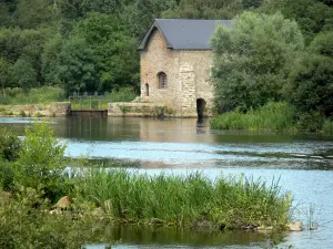 Mayenne Valley - MoulinduGuédeMénil，Mayenne河和绿地