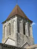 Melle Romanesque churches - Saint-Pierre Romanesque church: bell tower