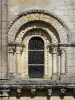 Melle Romanesque churches - Saint-Hilaire Romanesque church: carved details