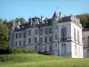 Mercerie castle - Facade of the castle, in Magnac-Lavalette-Villars