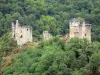 Merle Towers - Castelos de Fulcon e Hugues de Merle e torres de Pesteils