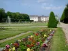 Guida del Meurthe-et-Moselle - Castello di Lunéville - Vista del castello dai giardini alla francese