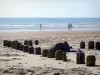 Mimizan-Plage - Playa de arena y el Océano Atlántico