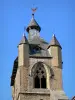 Mirande - Bell towers of Sainte-Marie church (former cathedral) 