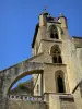 Mirande - Bell towers and flying buttresses of the Sainte-Marie church (former cathedral) 