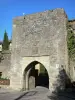 Mirepoix - La ciudad medieval: Porte d'Aval (puerta fortificada)