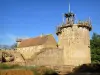 Mittelalterliche Burgbauprojekt Guédelon - Schloss im Bau