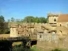 Mittelalterliche Burgbauprojekt Guédelon - Schloss im Bau