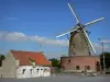 Molinos de Flandes - White Mill (molino de viento) en Saint-Amand-les-Eaux