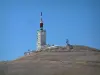 Mont Ventoux - Sommet du mont Ventoux (montagne calcaire)