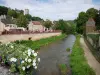 Montbard - Case lungo il fiume Brenne