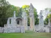 Montfaucon Amerikaans monument - Verwoest klooster van Montfaucon