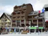 Montgenèvre - Ski resort (winter and summer sports resort): chalets and shops