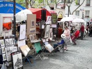 Montmartre - Artistes de la place du Tertre