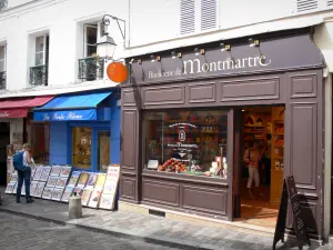 Montmartre - Schaufenster von Boutiquen